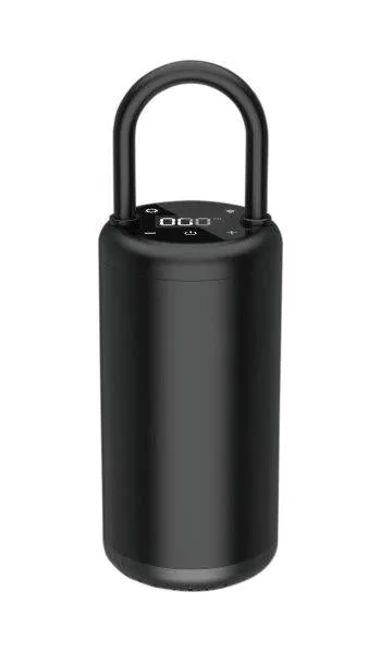 Pro Smart Portable Cordless Air Pump tire inflator (10 Bar) with LCD screen & multiple fittings
