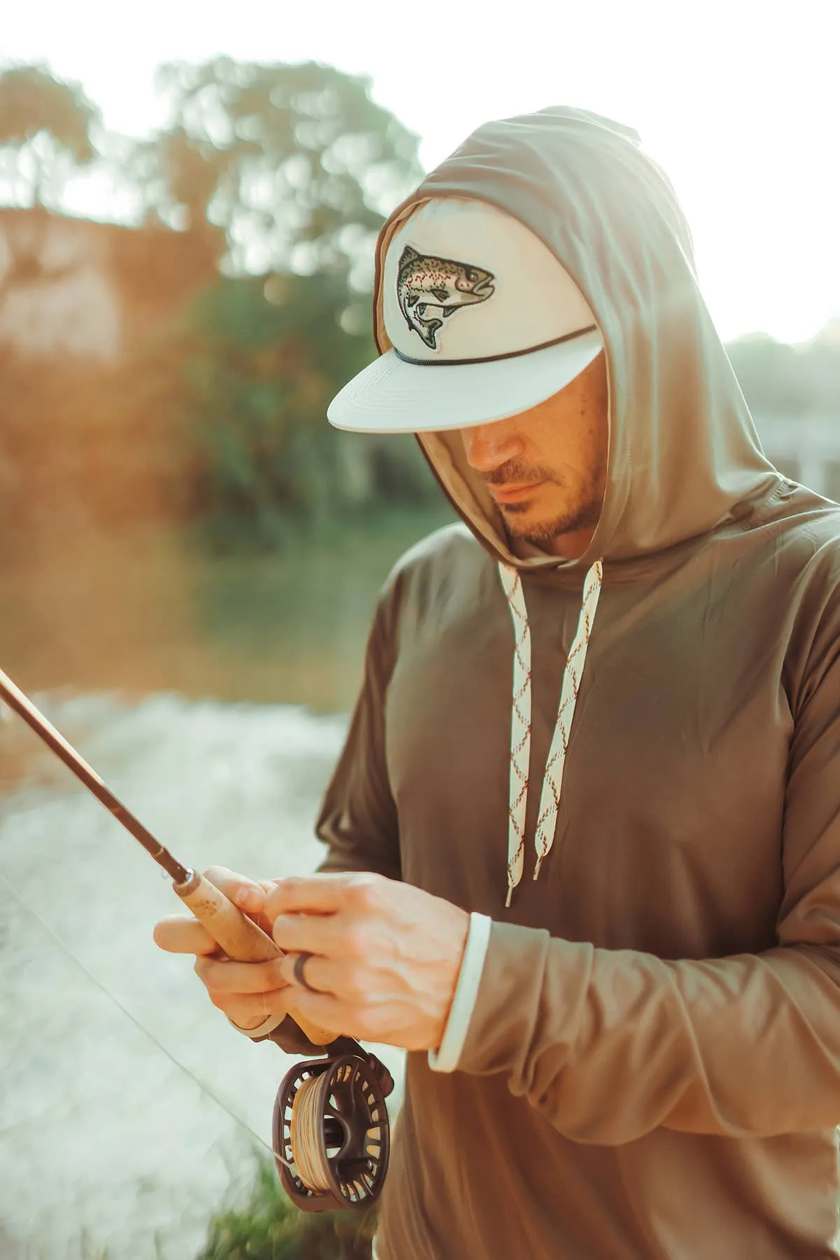 RAINBOW TROUT SNAPBACK HAT