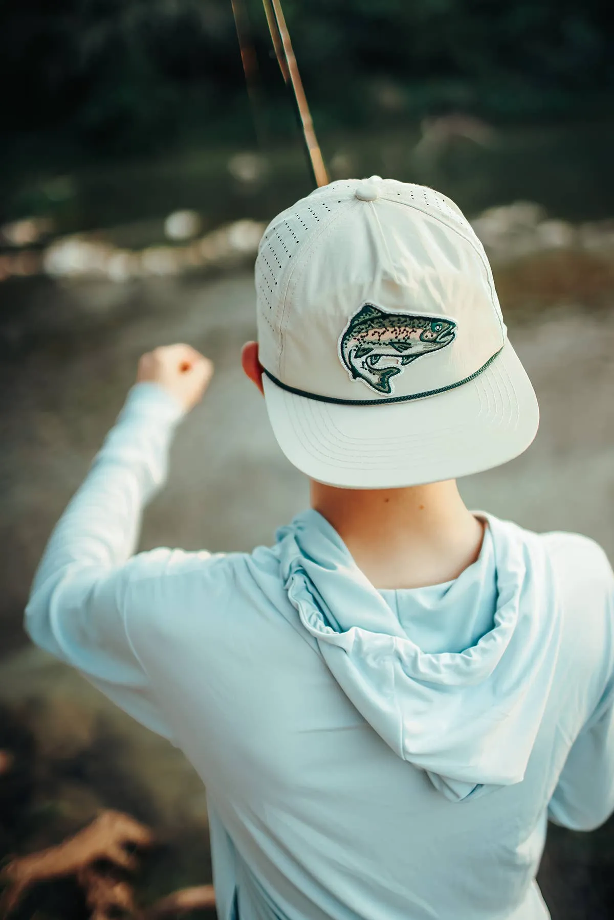 RAINBOW TROUT SNAPBACK HAT