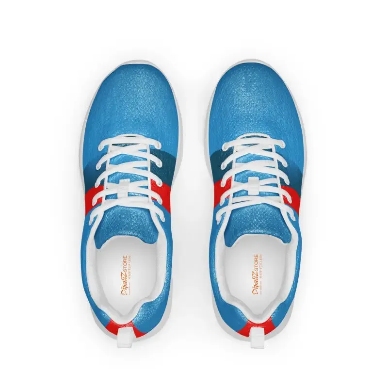 Red Stripe Men's Athletic Shoes Crush Every Workout