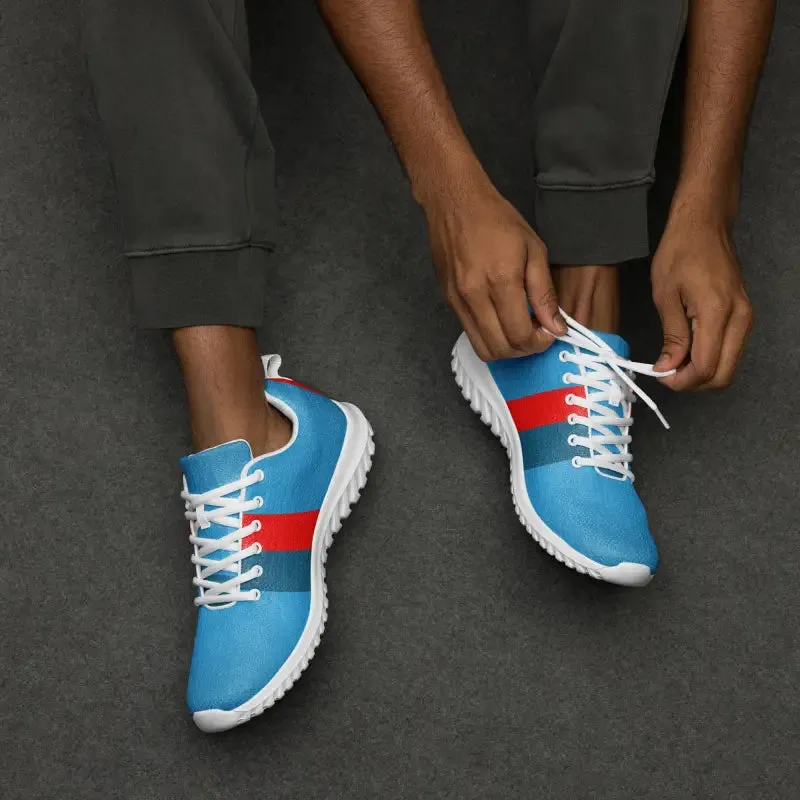 Red Stripe Men's Athletic Shoes Crush Every Workout