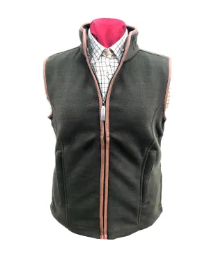 Regents View childrens Fleece Bodywarmer - olive
