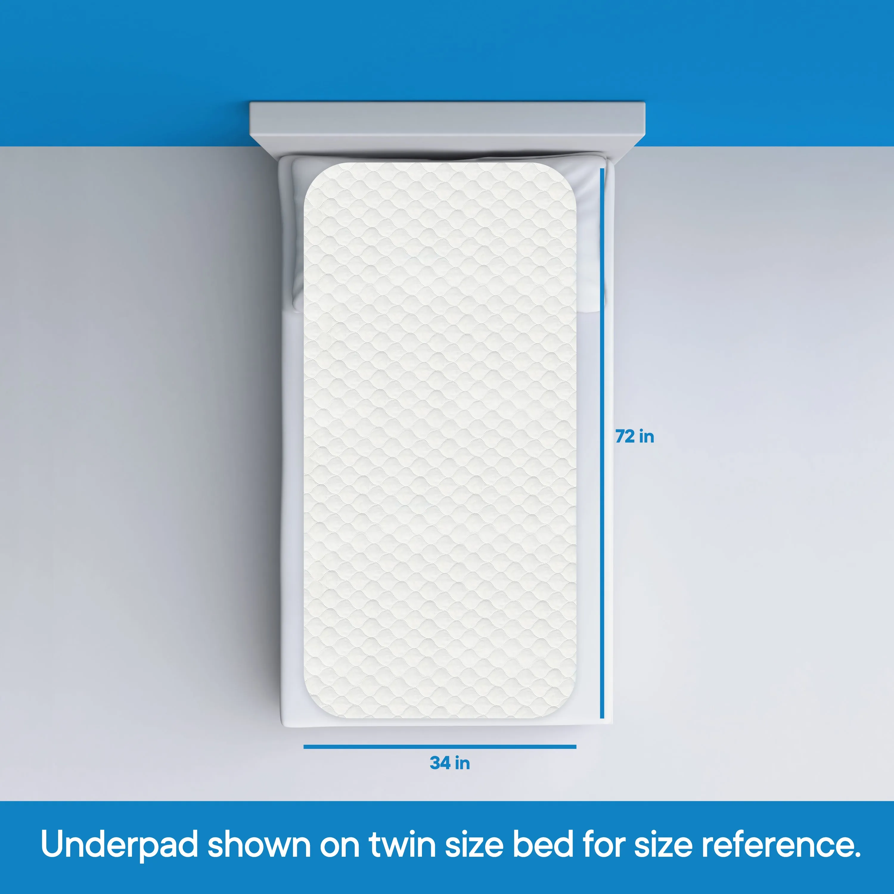RMS - Reusable Incontinence Pad for Disability Care (34"X 72")