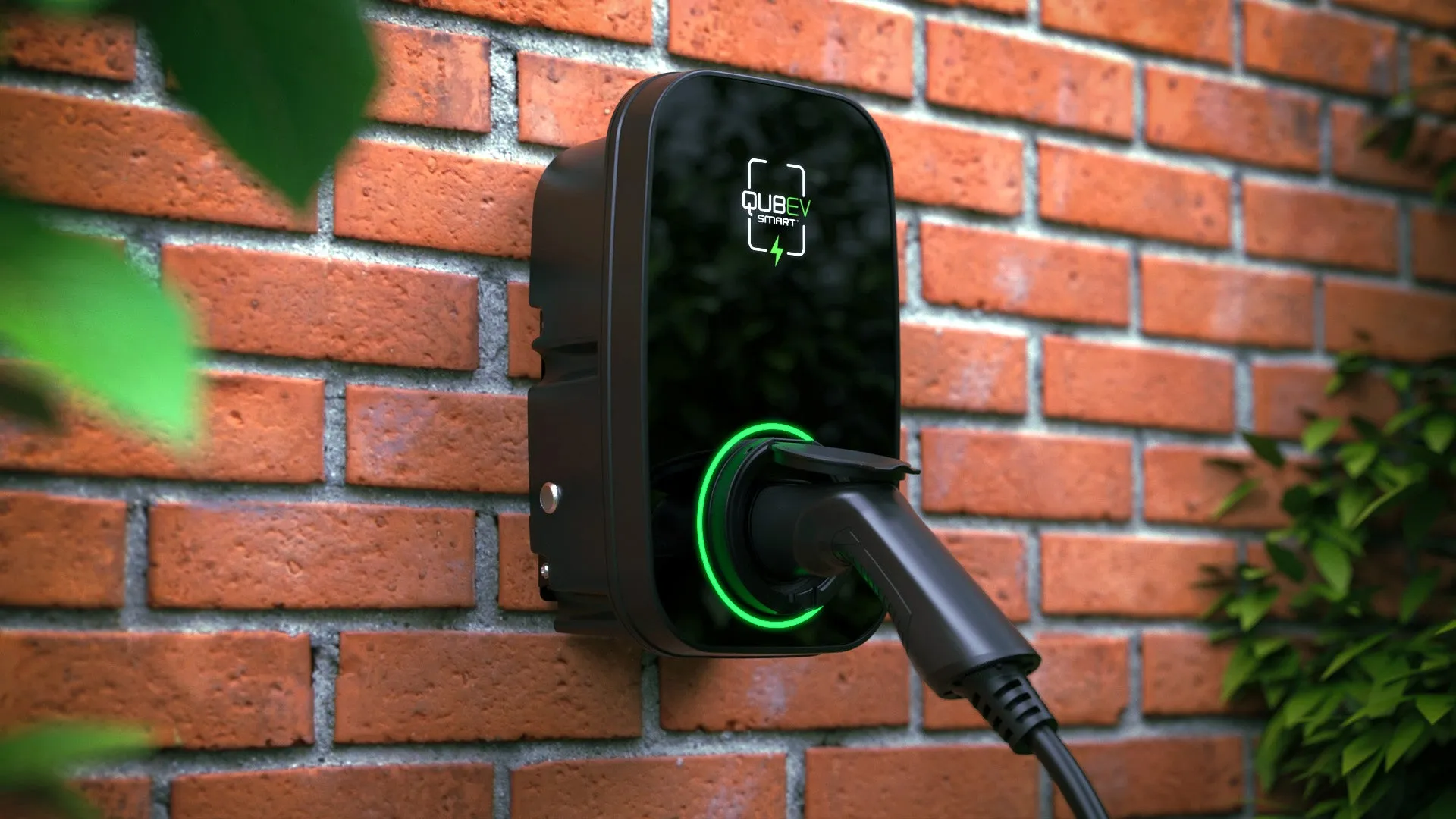 Rolec EVON0095 QUBEV Smart EV Charger Type 2 5m Tethered 32A (7.4kW)