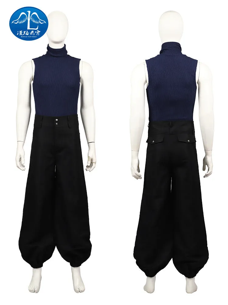 Rulercosplay FINAL FANTASY VII Zack Fair Game Cosplay Costume For Party （no shoes)