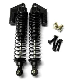 S108004BL 1/10 Scale RC Alloy Adjustable Shock Absorber Damper x 2 Black 100mm