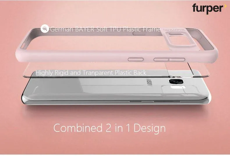 Samsung Galaxy S8 Ultra thin Shell Case - Pink
