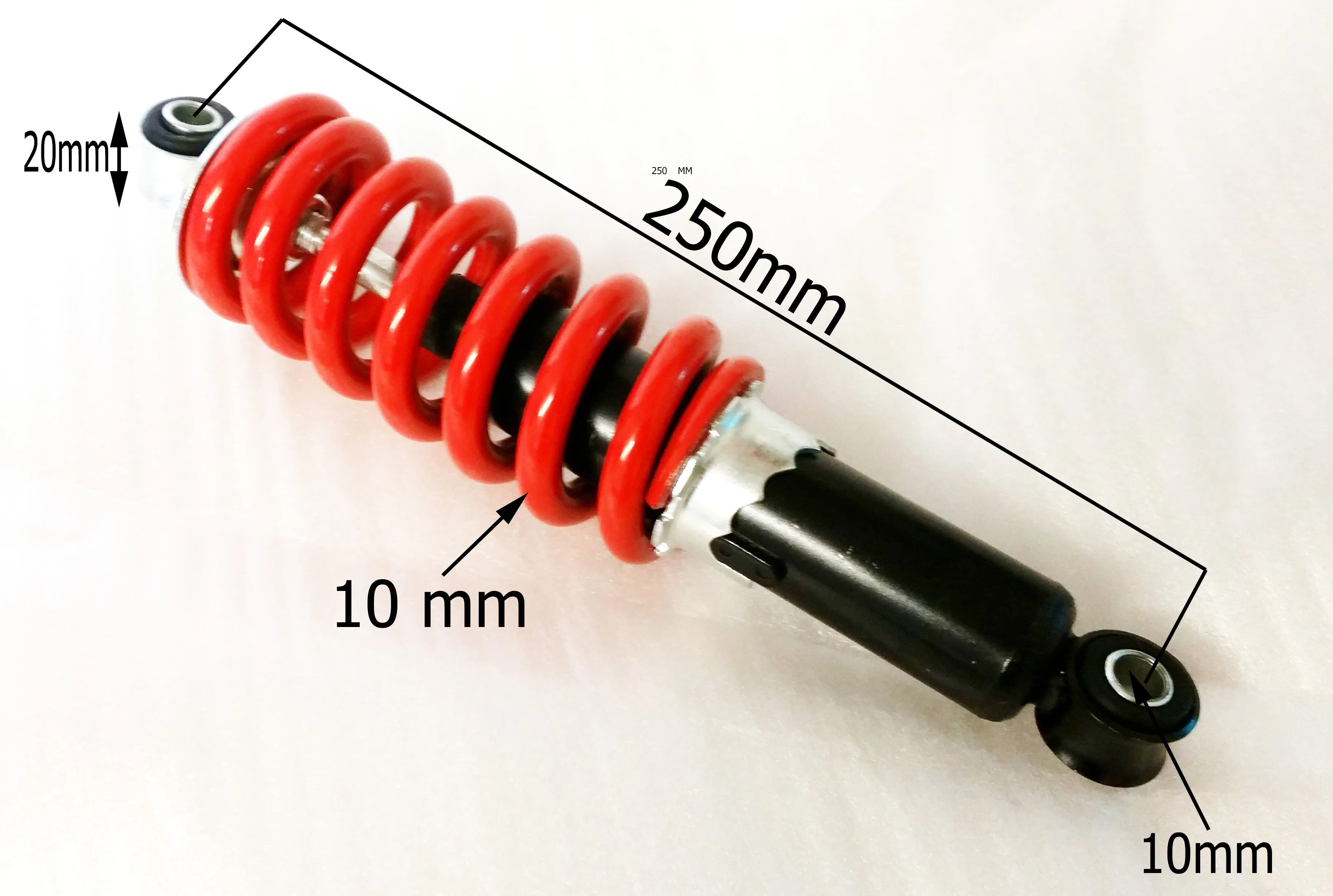 SH005 ADJUSTABLE SHOCK ABSORBER SPRING 250MM FOR DIRT / PIT / QUAD BIKE
