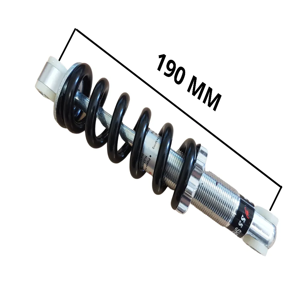 SH022 REAR SHOCK ABSORBER 190MM 1250 LBS / IN FOR 49CC MINI DIRT BIKE