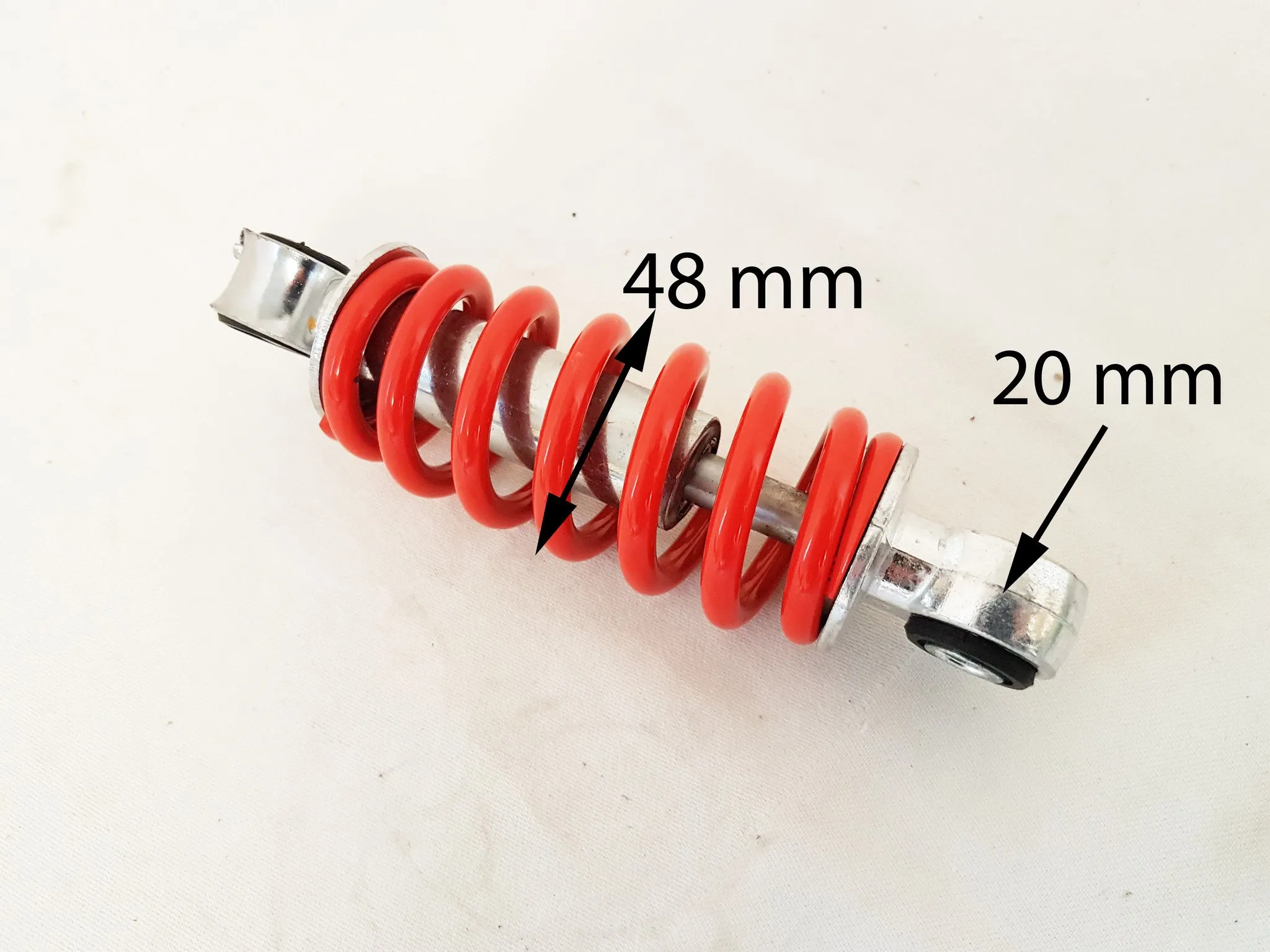 SH056 RED REAR SHOCK ABSORBER 145MM FOR ORION 49CC MINI QUAD BIKE AGA-20