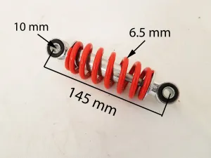 SH056 RED REAR SHOCK ABSORBER 145MM FOR ORION 49CC MINI QUAD BIKE AGA-20