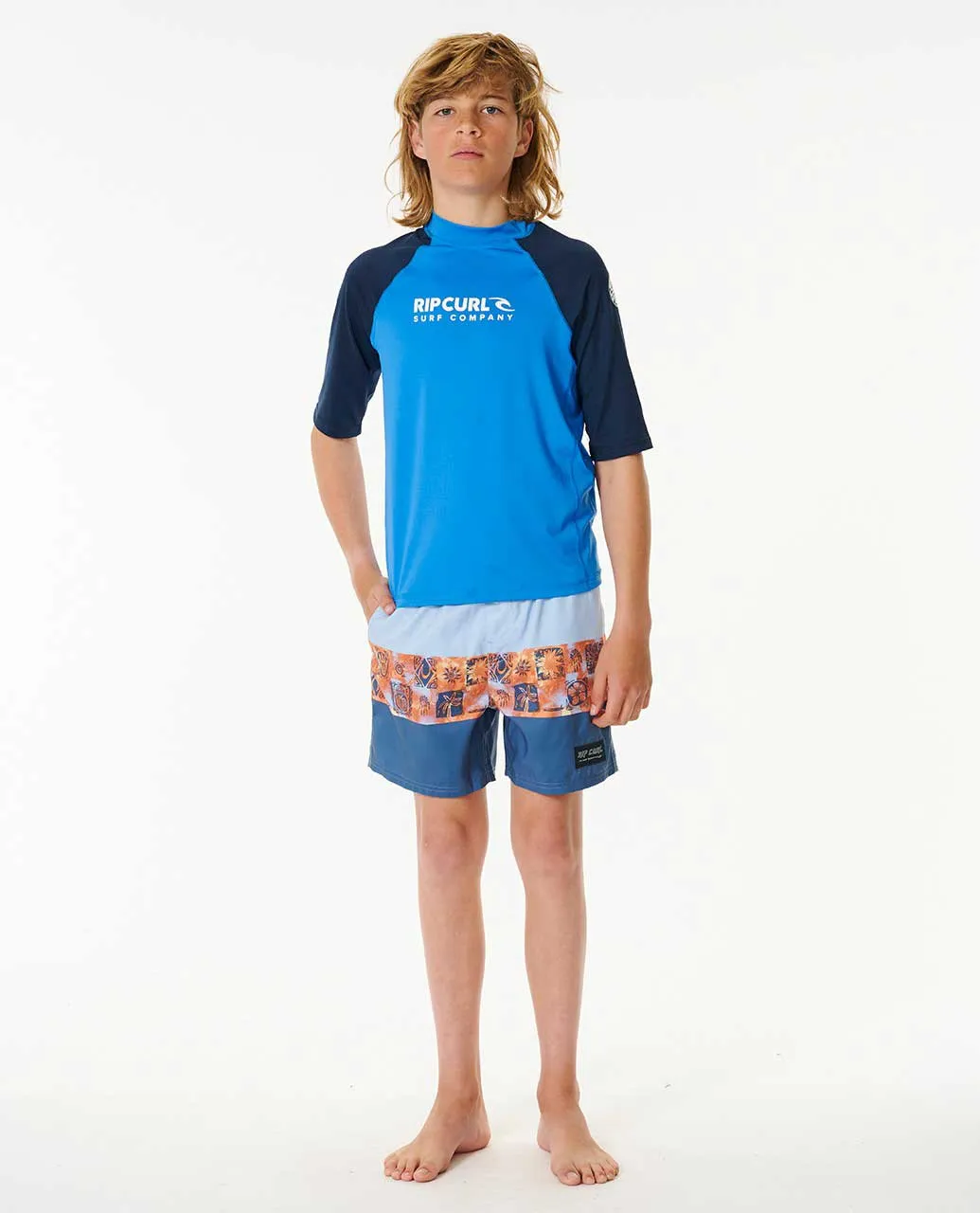 Shock UV Short Sleeve Rash Vest - Boys (8-16 years)