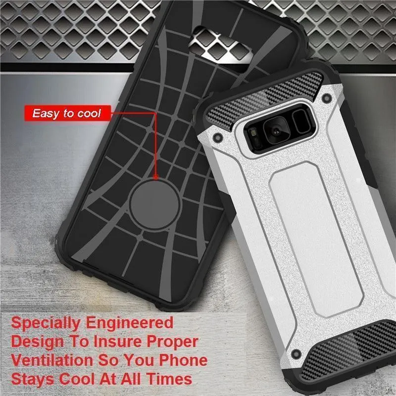 Shockproof Double Layer Armor Case For The Toughest Conditions For Samsung Galaxy 9, 8, 7, 6 and 6, 7, 8, 9 PLUS and NOTE