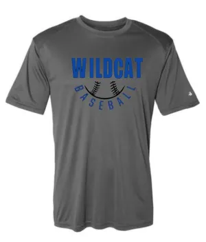 Short Sleeve Grey Badger Performance Tee