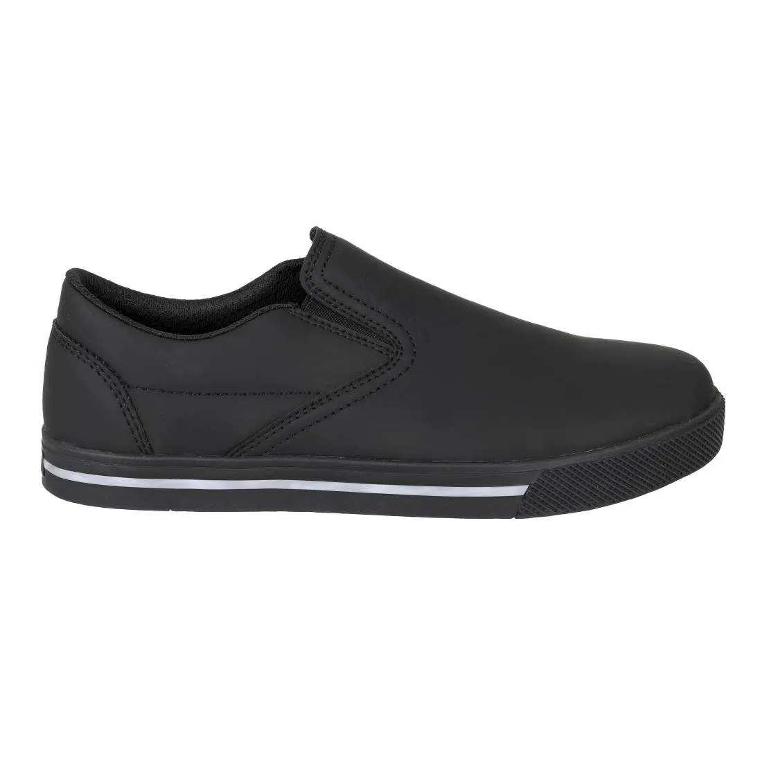 Slipbuster Microfibre Slip-on Shoe Matte Black 44