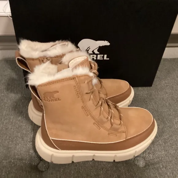 Sorel Children's Explorer III Lace-Up Waterproof Booties, size 13