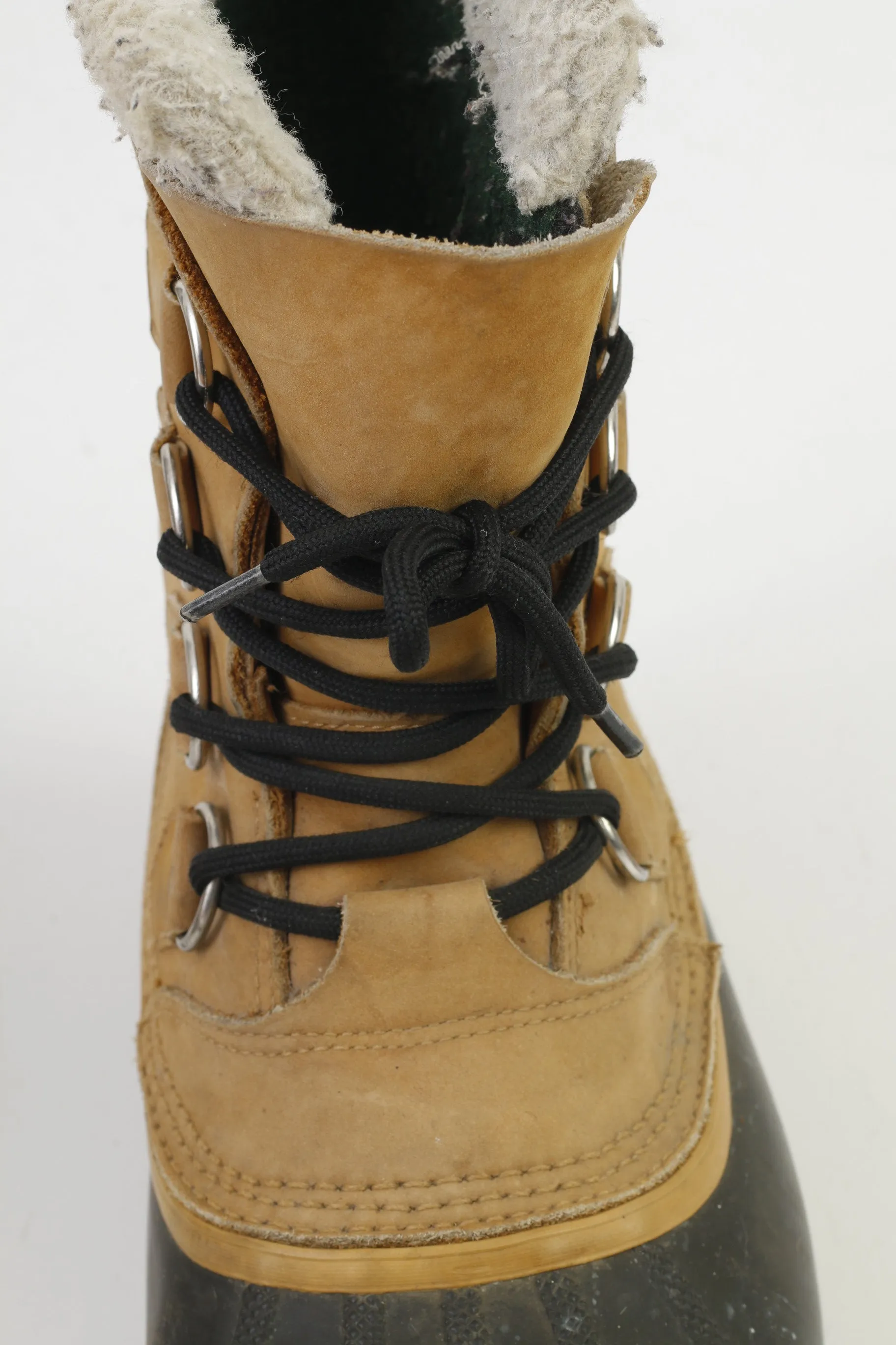 Sorel Men 8 39 Winter Boots Brown Waterproof Caribous Padded
