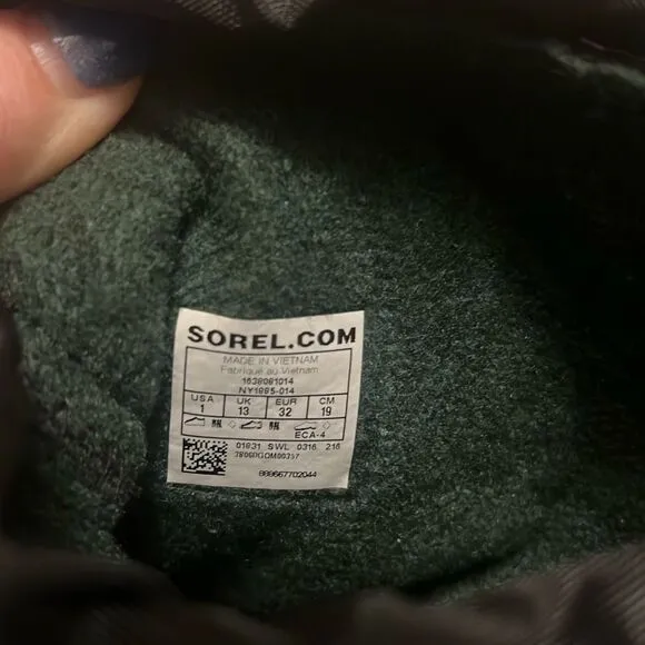 ✨Sorel Sorel Children's Flurry Big Kids Sz 1 Boots✨