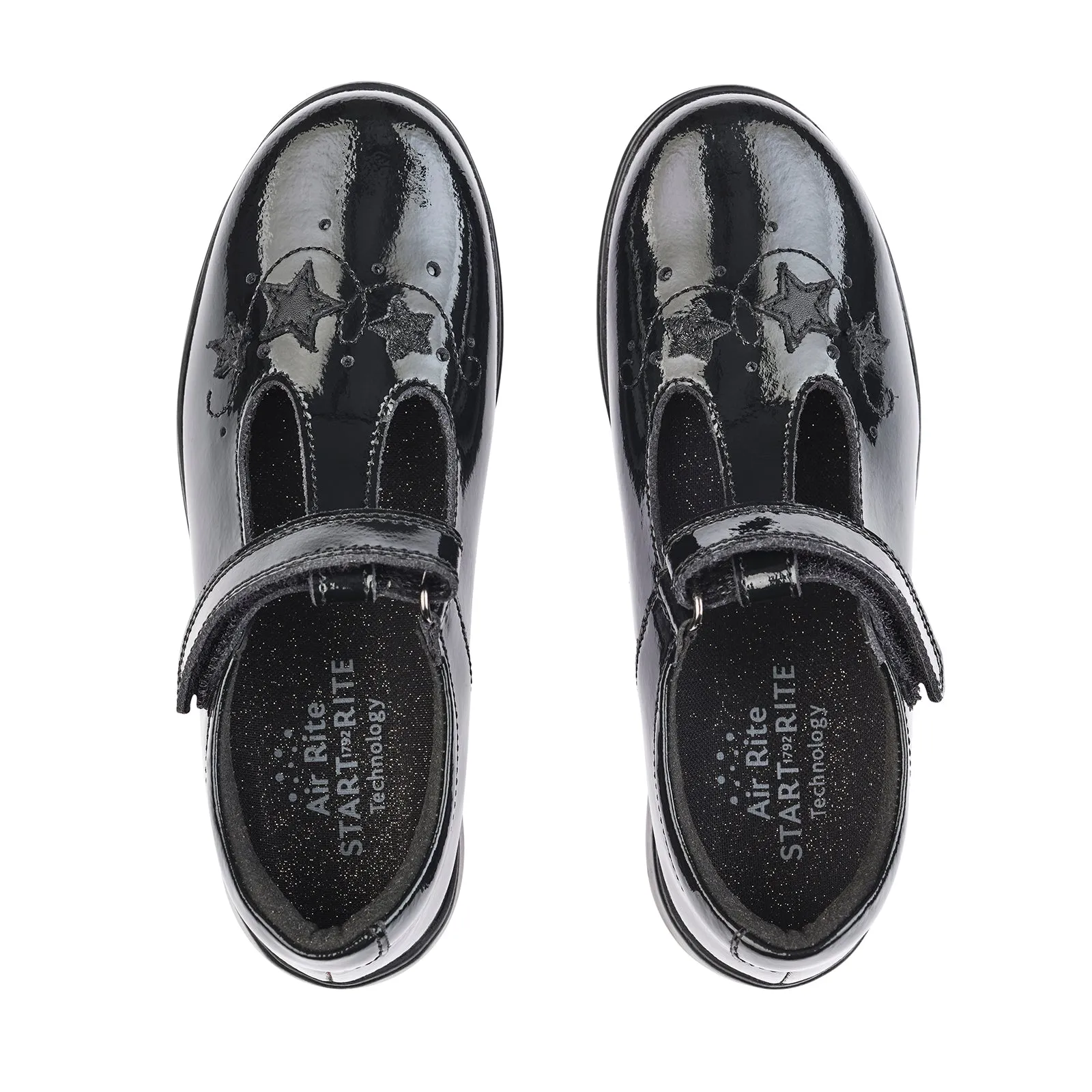 Start-Rite School ShoeS | T-Bar | Star Jump | Black Patent