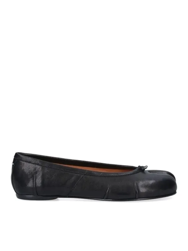 Tabi Leather Flat Shoes