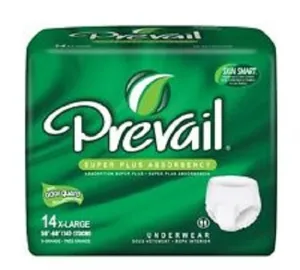 The Amazing Prevail PVS-514 Super Plus Underwear-Extra Large-56/Case