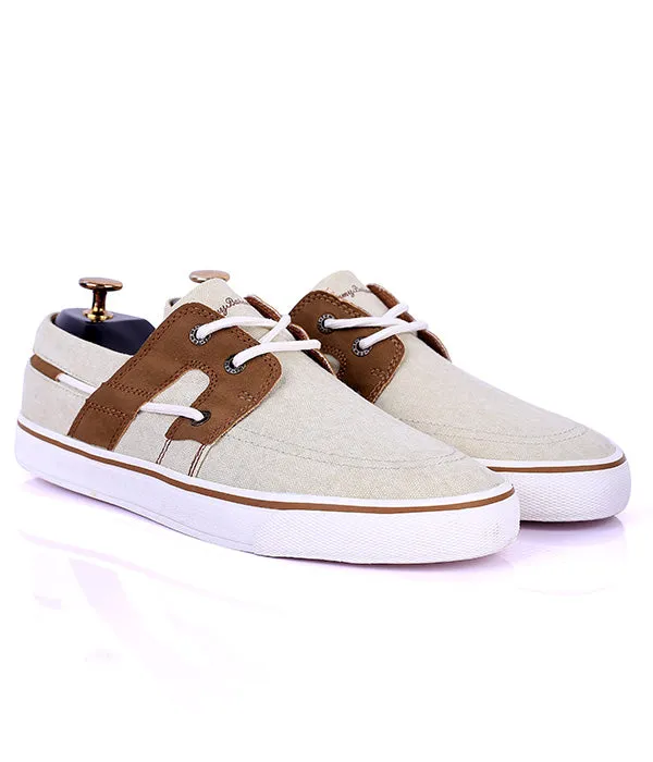 Tommy Bahama Stripes Asunder Breaker Boat Shoes | Cream