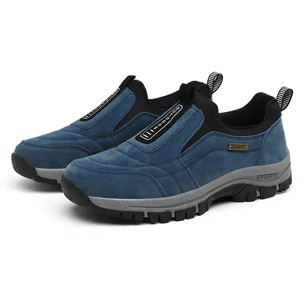 TrailFlex | Slip-On Suede Wandelschoenen - Duurzaam, Comfortabel, Antislip Schoeisel voor Elk Terrein