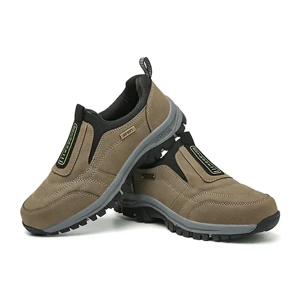 TrailFlex | Slip-On Suede Wandelschoenen - Duurzaam, Comfortabel, Antislip Schoeisel voor Elk Terrein