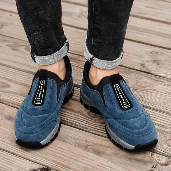 TrailFlex | Slip-On Suede Wandelschoenen - Duurzaam, Comfortabel, Antislip Schoeisel voor Elk Terrein