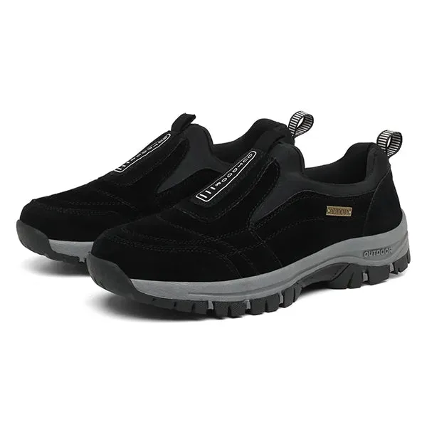 TrailFlex | Slip-On Suede Wandelschoenen - Duurzaam, Comfortabel, Antislip Schoeisel voor Elk Terrein