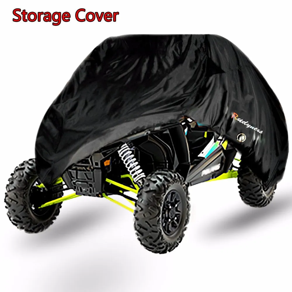 Universal Black Weatherproof Storage Covers For Polaris RZR XP 900 1000 XP Turb&Two-Seat UTV