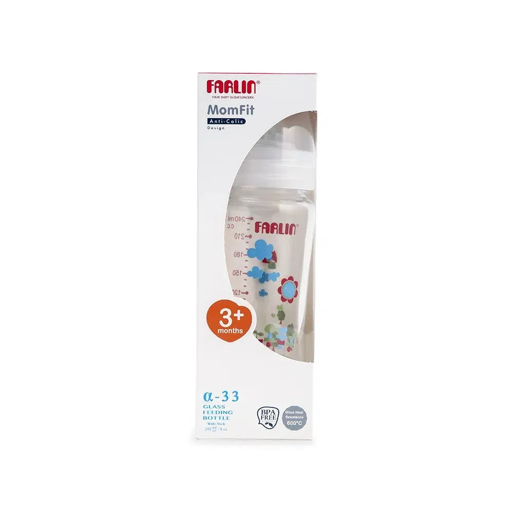 Wide Neck Glass Feeder 240 Ml