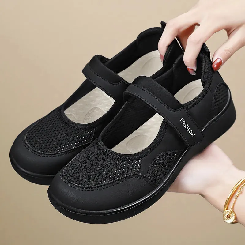 Women's Casual Breathable Slip On Orthopedic Walking Shoes