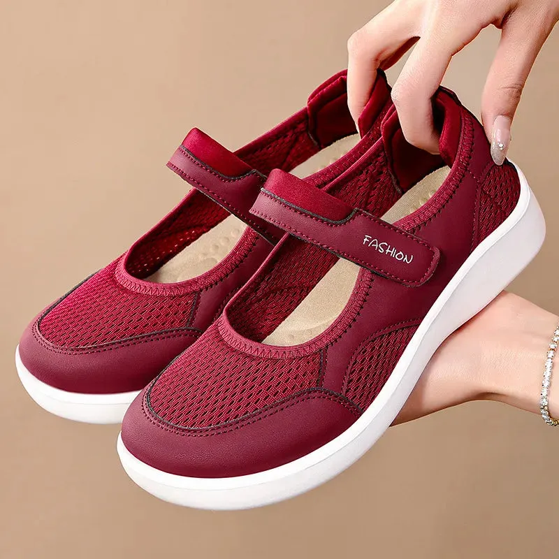 Women's Casual Breathable Slip On Orthopedic Walking Shoes