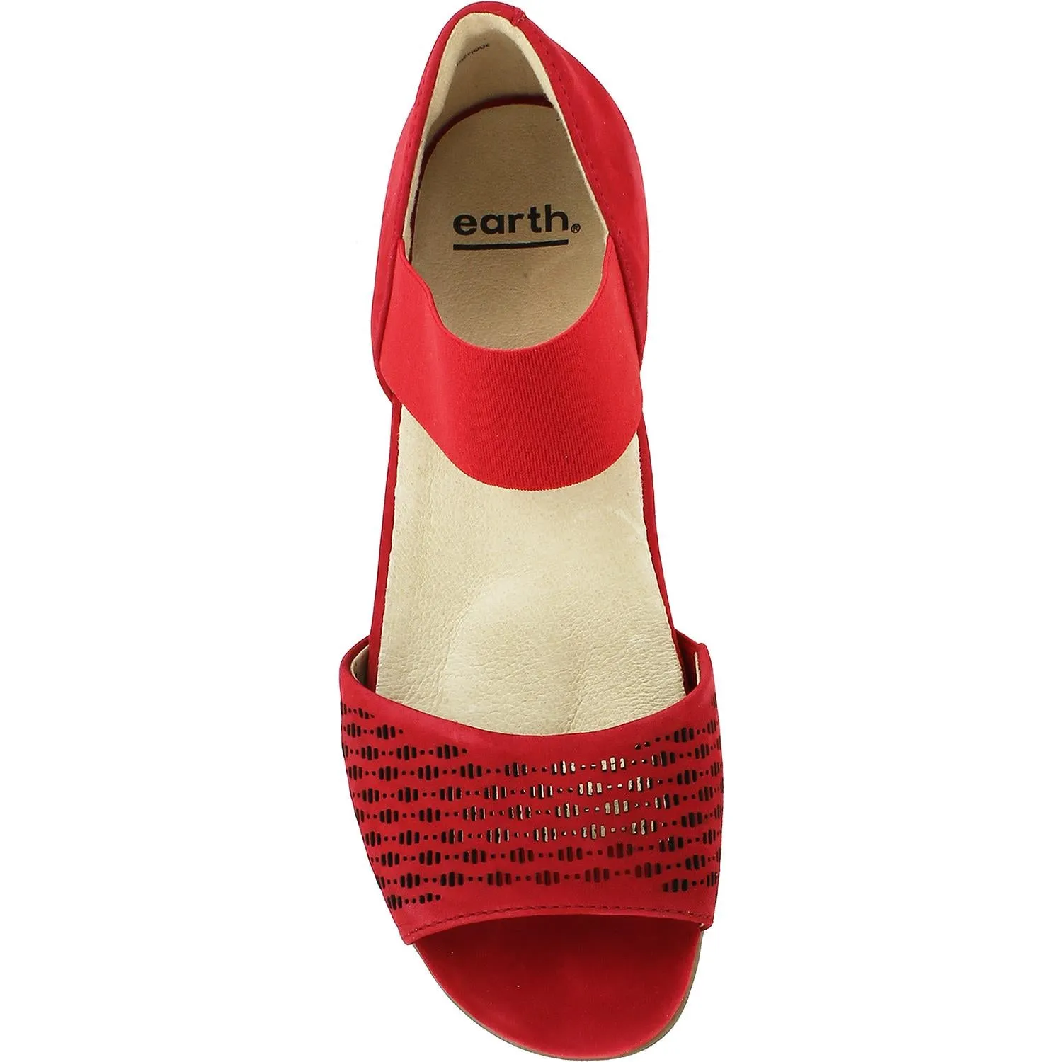 Women's Earth Amora Bright Red Nubuck