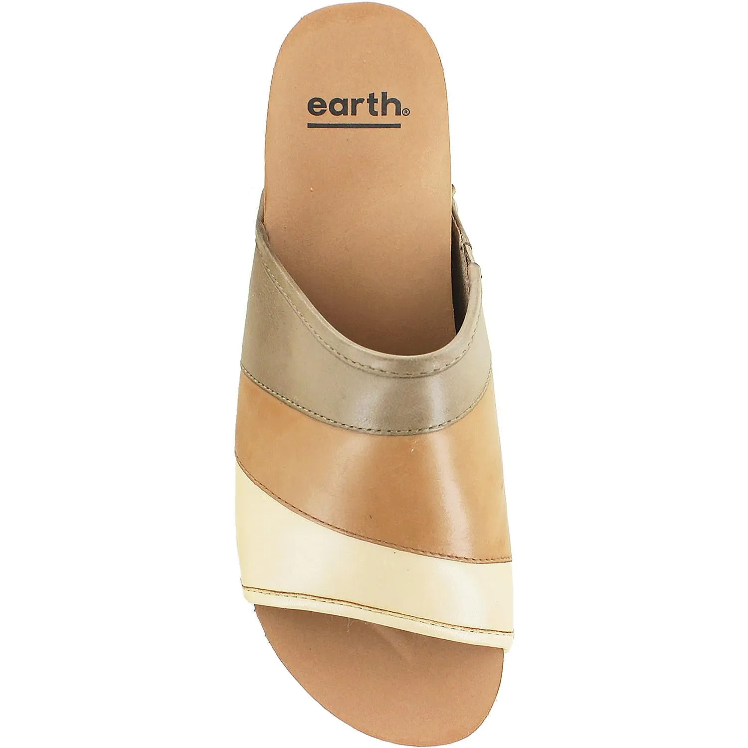 Women's Earth Tiga Nude/Walnut Leather