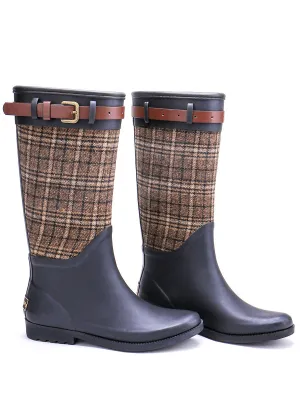 Women’s Mid-Tube Rubber Rain Boots - Waterproof & Stylish