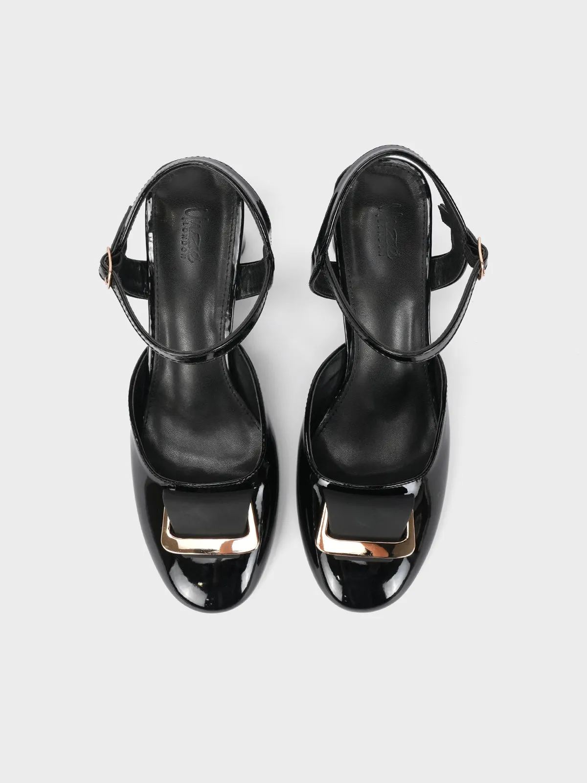 Womens "ASSA" Backstrap Block Heel Sandals