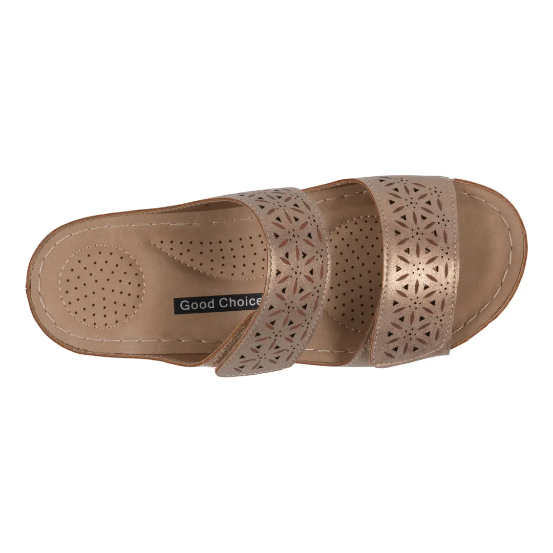 Women's Verna Velcro Flat Comfort Sandals